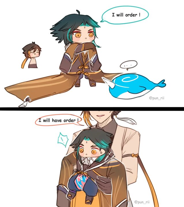 Pun_Rii genshin comics